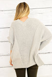 Chunky V-Neck Sweater